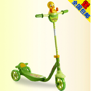 正品包邮好孩子小龙哈彼脚刹宝宝玩具滑板车携带方便安全可调节