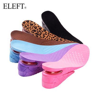 ELEFT气垫隐形内增高鞋垫 运动舒适透气增高垫全垫男女式 3/4/6CM