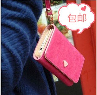 韩国可爱多功能iphone4s/5 三星小米手机包女手拿包女零钱包卡包
