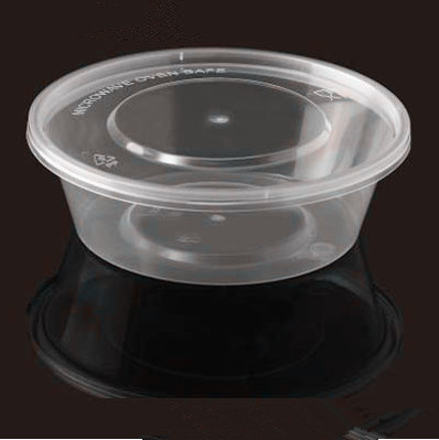 250ml 透明塑料一次性打包碗 一次性饭盒 餐盒打包盒 汤碗450套