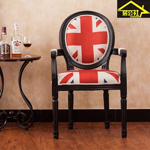 欧式复古高脚凳酒吧椅实木餐椅龙门印象椅沙发椅星巴克咖啡椅