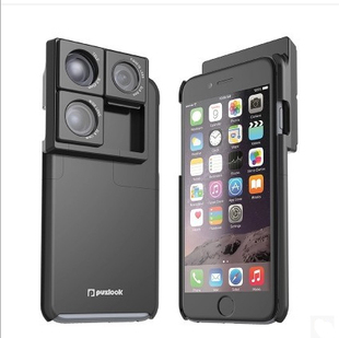 韩国Puzlook原装进口iPhone6 Plus镜头套件手机壳鱼眼微距保护套