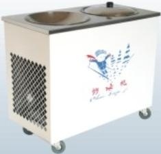 松菱炒冰机SL-028双锅商用冰粥机炒酸奶机制冰淇淋双圆锅型抄冰机