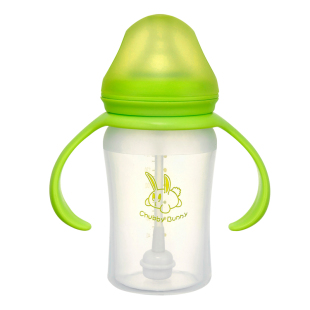 丘比兔进口新生儿超大口径矽膠婴儿奶瓶宝宝奶瓶婴儿防胀气奶瓶