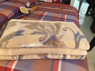 罗莱家纺2015秋冬新品 罗莱Q882M凯尔特羊毛盖毯 100%澳细羊毛毯