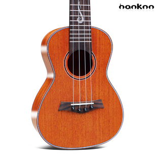 Hanknn尤克里里ukulele 23寸桃花芯单板小吉他 乌克丽丽送大礼包