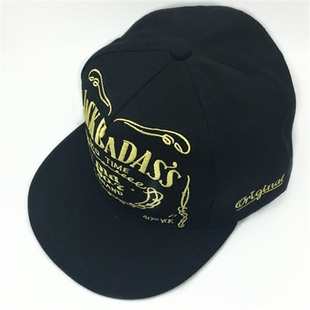 新款韩版黄色嘻哈涂鸦帽子女平沿帽黑色男夜店潮帽青年遮阳棒球帽