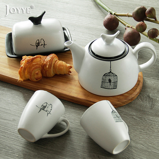 Joyye 咖啡杯套装 送礼下午茶套装简约北欧风整套茶具套装包邮