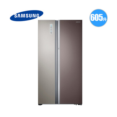 Samsung/三星 RH60H8181SLSC蝶式变频 对开门冰箱美食窗系列