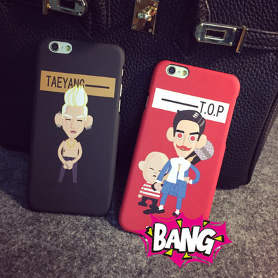 包邮BIGBANG手机壳 权志龙GD潮牌苹果6 手机壳iphone 6plus磨砂壳