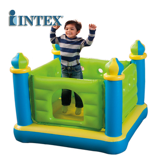 原装正品INTEX城堡跳跳乐 蹦蹦床 海洋球池 游乐场 儿童充气玩具