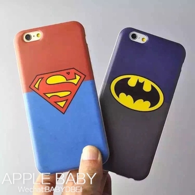韩国代购复仇者联盟超人蝙蝠侠iPhone6/6s手机壳 苹果6plus保护壳