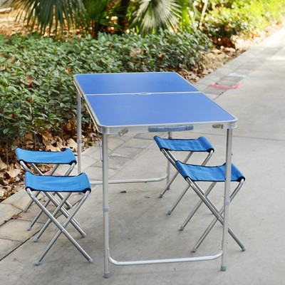 折叠桌 折叠桌椅 便携式铝合金户外折叠桌子 宣传桌 野餐桌地摊桌