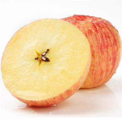 陕西直供条红富士苹果 霜降后采摘70-75规格小苹果10斤包邮