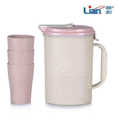 联创DF-CP3019M韩式麦香水壶套餐水壶水杯水瓶果汁壶开水壶茶水壶