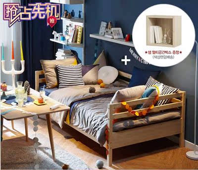 实木沙发床1.2 小户型单人沙发床多功能坐卧两用沙发实木床