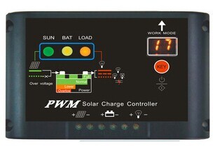 促销新款太阳能控制器12V/24V-10A 太阳能电池 光伏路灯控制器
