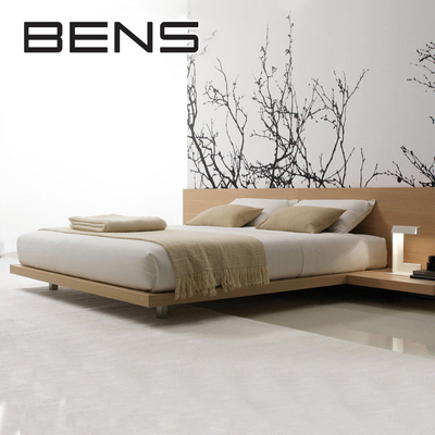 BENS奔斯韩式榻榻米板式床现代简约北欧床双人床1.5 1.8米婚床501