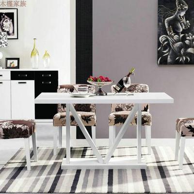 餐桌实用现代经济创意大小户型环保免漆板式艺术简约时尚美观WK29