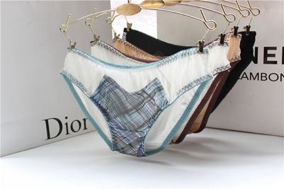 2015年新品促销特价女式三角内裤莫代尔网纱蕾丝网格女士可爱内裤
