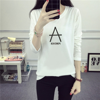包邮2016年秋季新款韩版学生女式长袖打底衫T恤 女装贴身