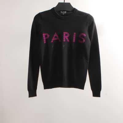 [现货] K.E.N.Z.O 2015S/S PARIS 黑色 字母 毛衣