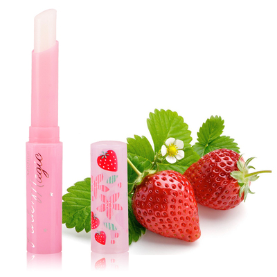 mistine草莓变色唇膏 泰国正品彩妆代购 女士口红自然滋润保湿