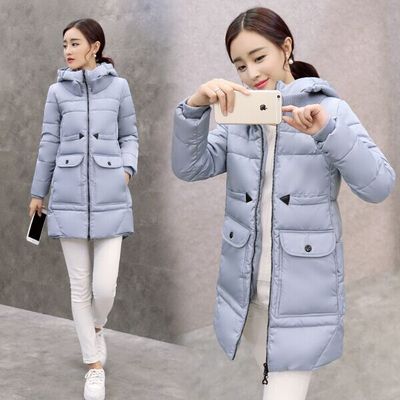 韩国2015冬装新款女士棉服外套韩版气质羽绒棉衣女中长款修身显瘦