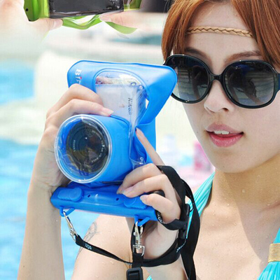 宾果微单防水袋浮潜水下游泳漂流卡片机相机防水套索尼单电佳能