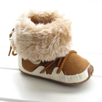 2015冬季新款婴儿雪地靴软底防滑宝宝学步鞋加绒保暖男女婴儿靴子