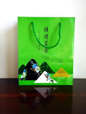 茶叶手提袋 茶叶纸袋 礼盒手提袋子 绿茶通用手提袋 厂家直销特价