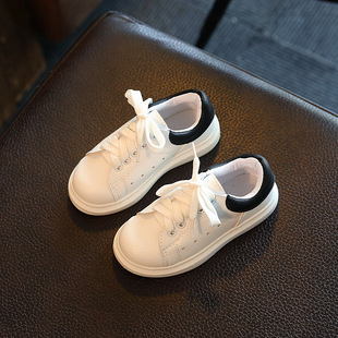 2016秋季新款儿童小白鞋 韩版男女童板鞋 中大童运动鞋舒适休闲鞋
