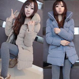 2015冬装新款温暖冬日 韩版超保暖枕头高领修身显瘦棉服女装