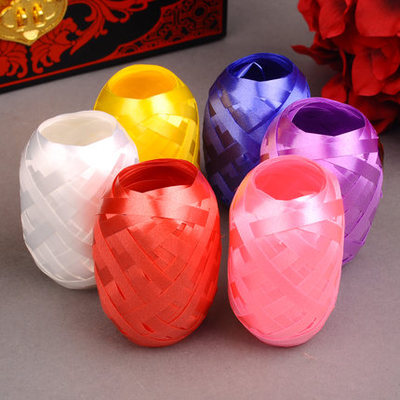 生日派对专用塑料彩带 婚庆气球扎 袋装 气球绳 扎气球专用丝带