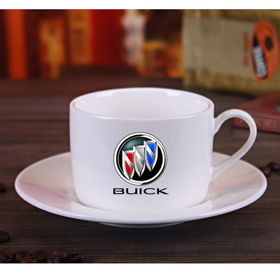 骨瓷咖啡杯定制logo DIY咖啡杯 创意杯子 带盘子的杯子加工logo