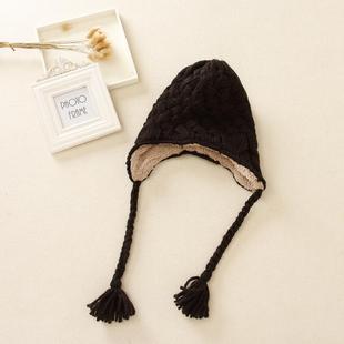 尾货成人保暖针织帽 羊羔绒加厚护耳韩版女式冬季帽子