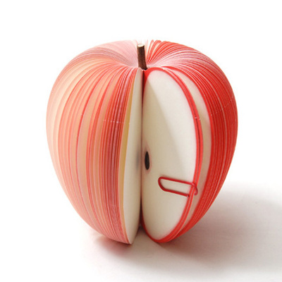 特价韩国文具创意苹果梨子便签纸DIY便签条水果造型便签本便利贴