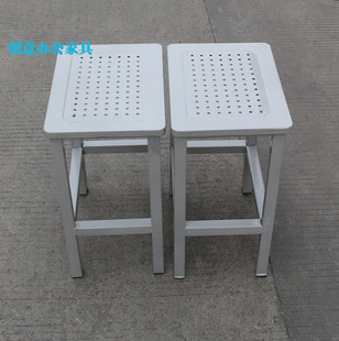 铁凳 定制加高加固工厂方凳坐凳 流水线操作工人凳子 食堂餐凳