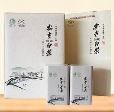 2015年新茶叶安吉白茶 明前茶特级礼盒装100克  茶厂直销 包邮