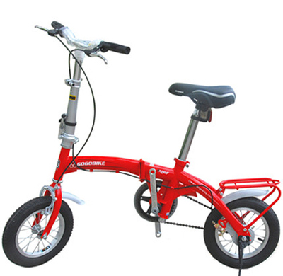 正品包邮GOGO12折叠自行车儿童男女单车便携迷你成人车代驾自行车