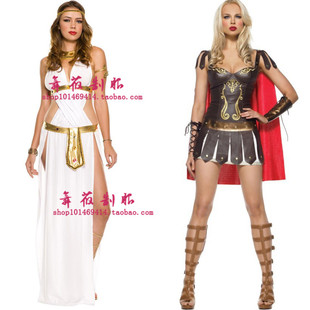 万圣节服装古希腊女战神服埃及精灵战士服夜店舞台装表演服游戏服