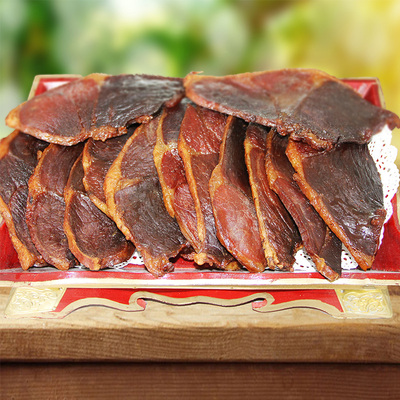 厂家直供 然丰碳烤牛肉干风干的内蒙古特产手撕大块牛肉片零食