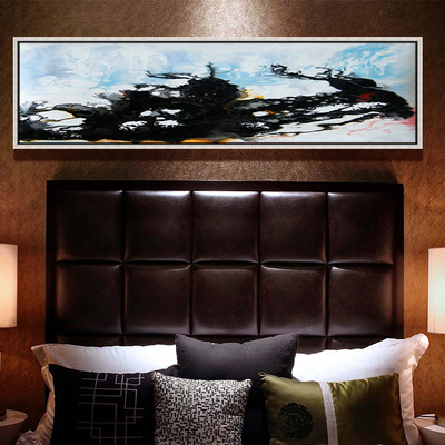 大芬美现代卧室床头墙画创意挂画客厅装饰画油画抽象画酒店玄关壁
