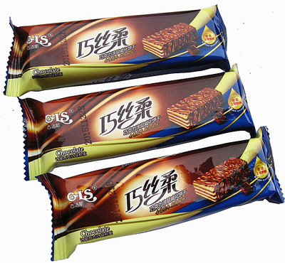 特价巧克力棒饼干食品威化巧克力儿童休闲零食涂层饼干1袋约520克