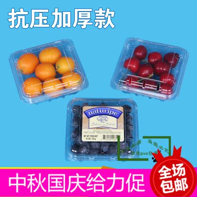 包邮125克蓝莓盒/水果包装盒/小号蓝莓盒透明 一次性塑料盒/批发