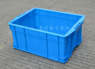 全新塑料 加厚392塑料周转箱 物流箱仪表箱 工具箱 汽配专用箱 蓝