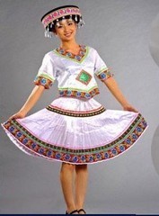 新款苗族成人女装苗族服装苗族舞蹈演出服装云南少数民族壮族女装