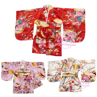女童日本和服儿童短款和服六一节表演服演出服民族服舞蹈 促销