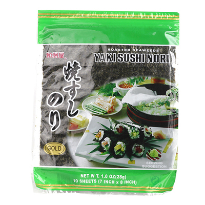 【天天特价】寿司海苔10枚紫菜10张 比50张实惠 2件送卷帘3件送刀