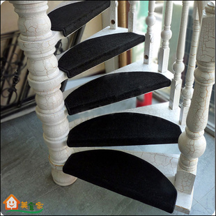 包邮 楼梯地毯 经典黑色 楼梯垫 防滑垫  踏步垫 可定制尺寸